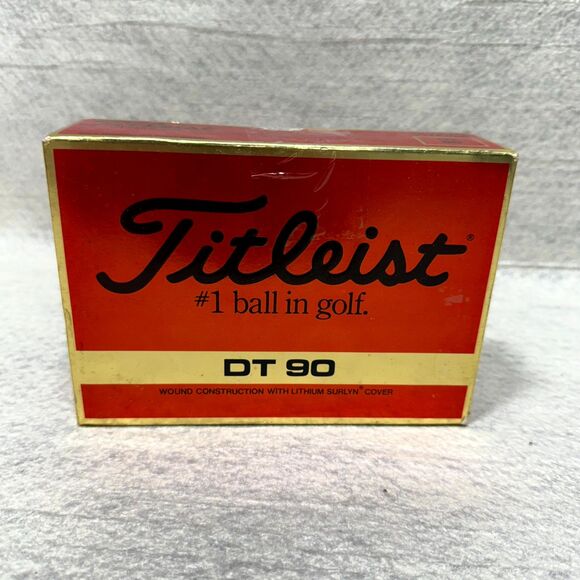 Titleist DT 90 12 Pack of Golf Balls NEW A5 - Picture 1 of 5